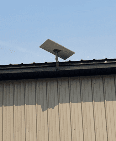 Fascia Mounted Starlink Install in Spooner, Wisconsin