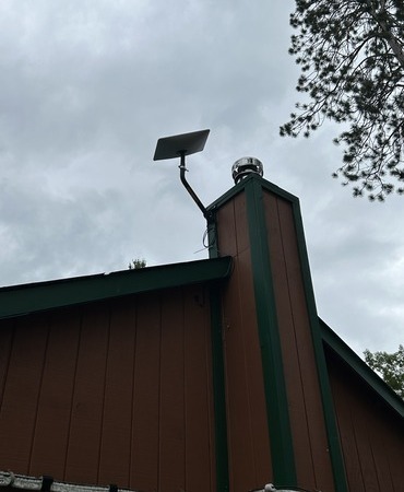 J mount starlink installed in Stone Lake, Wisconsin