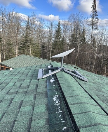 Non Penetrating Starlink installed in Park Falls, Wisconsin